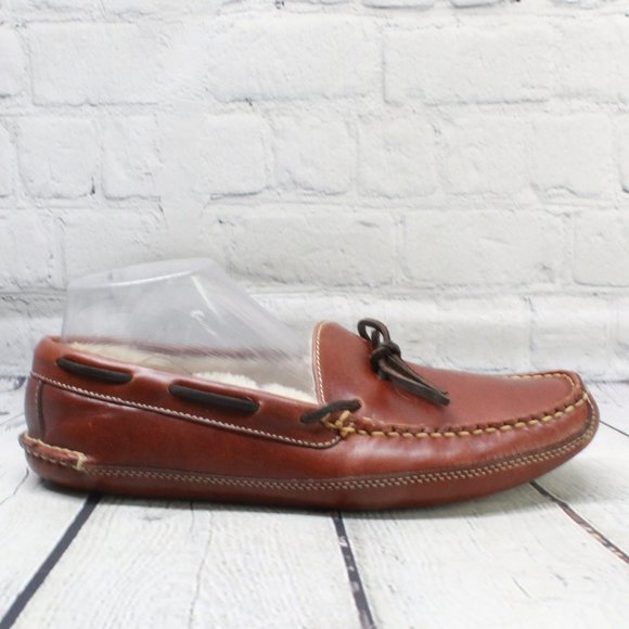 L.L. Bean Other - LL BEAN Lined Moccasin Slippers Size 8